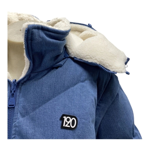 NineteenTwenty Ultimate Bomber Vintage Denim Sz Med Reversible Convertible New - Picture 9 of 16